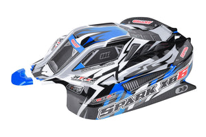 Polycarbonate Body, Spark XB6, Blue, Cut Decal Sheet, 1pc