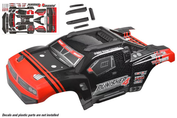 Polycarbonate Body - Punisher 4 - Painted - Cut - Decals -