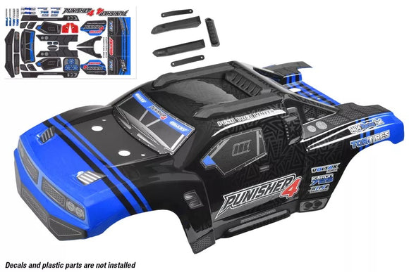 Polycarbonate Body - Punisher 4 - Painted - Cut - Decals -