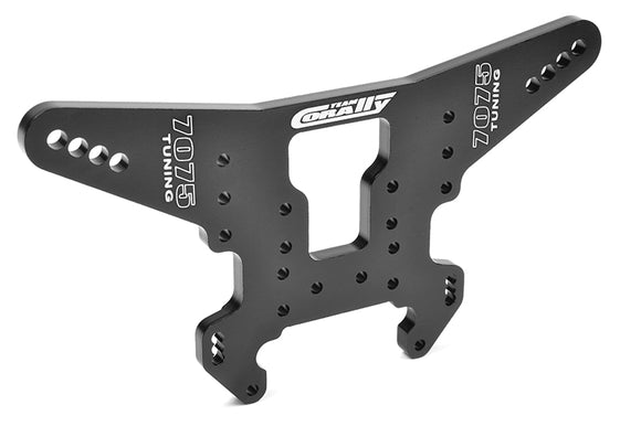 Shock Tower - XTR - MTL - Rear - 7075 Aluminum - 5mm - Black