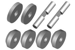 Planetary Differential Gears - Metal - 1 Set: Mammoth, Moxoo,