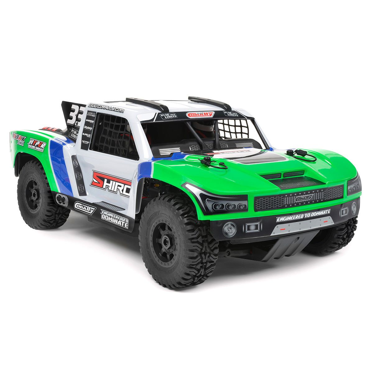 Corally - Shiroi XP6 1/8 6S Short Course Truck, RTR Version, Green