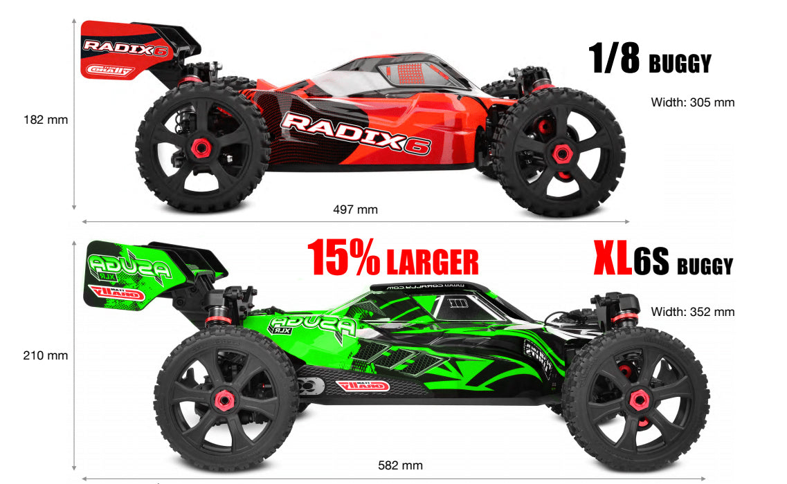 Corally - Asuga XLR 6S RTR - Green