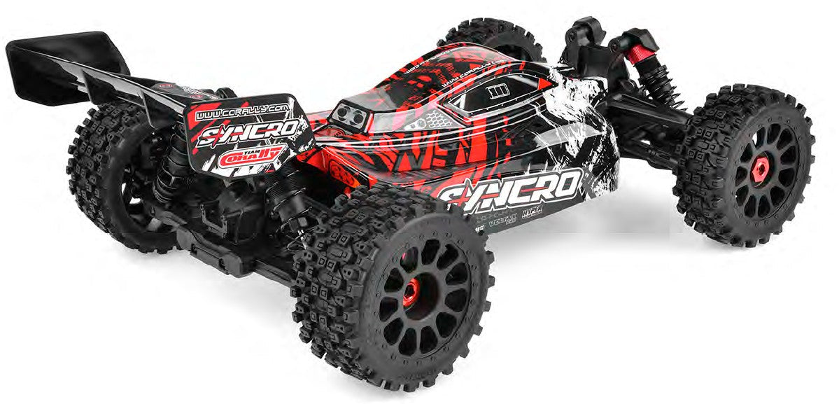 Corally - Syncro 2WD 1/8 3-4S Brushless Off Road Buggy, RTR, Red
