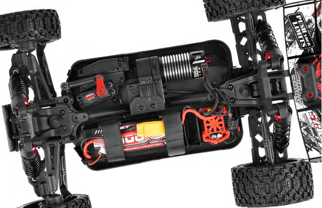 Corally - Syncro 2WD 1/8 3-4S Brushless Off Road Buggy, RTR, Red