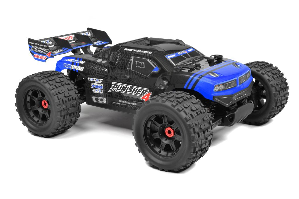 Corally - Punisher 4S Monster Truck RTR Version, Blue