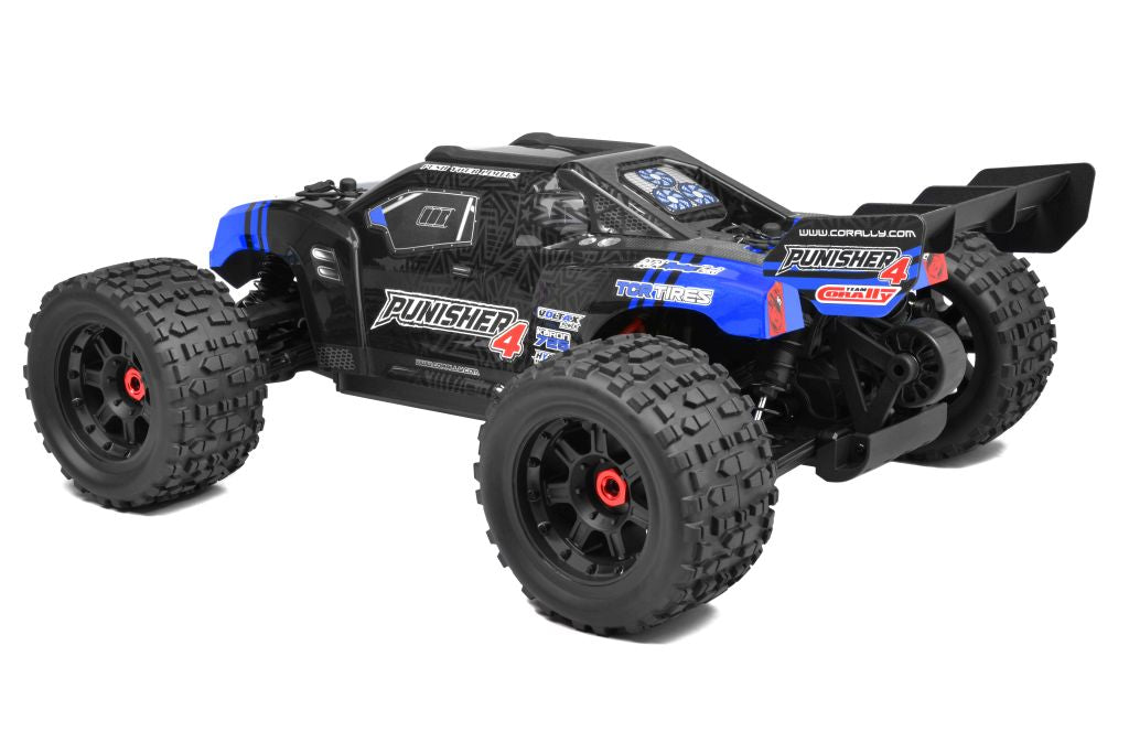 Corally - Punisher 4S Monster Truck RTR Version, Blue