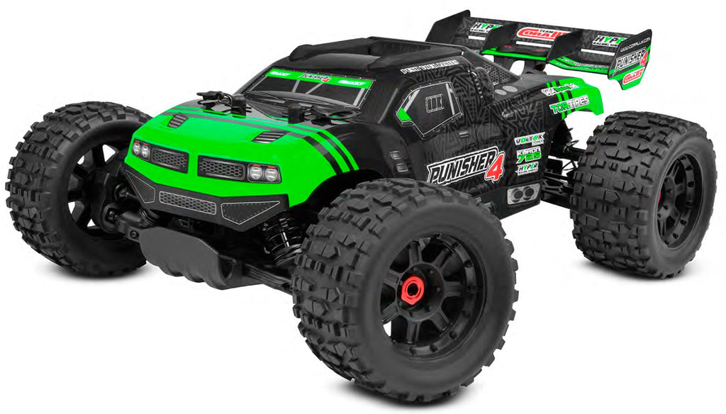 Corally - Punisher 4S Monster Truck RTR Version, Green