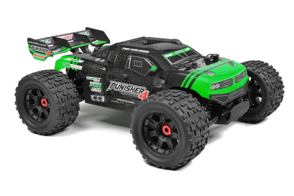 Corally - Punisher 4S Monster Truck RTR Version, Green