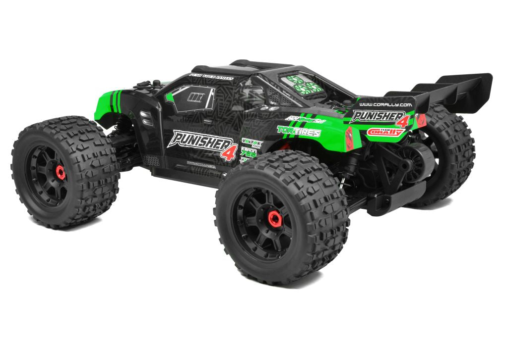 Corally - Punisher 4S Monster Truck RTR Version, Green