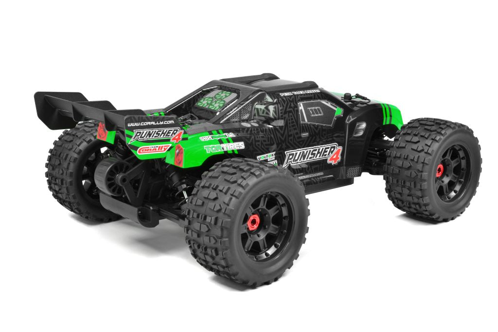 Corally - Punisher 4S Monster Truck RTR Version, Green