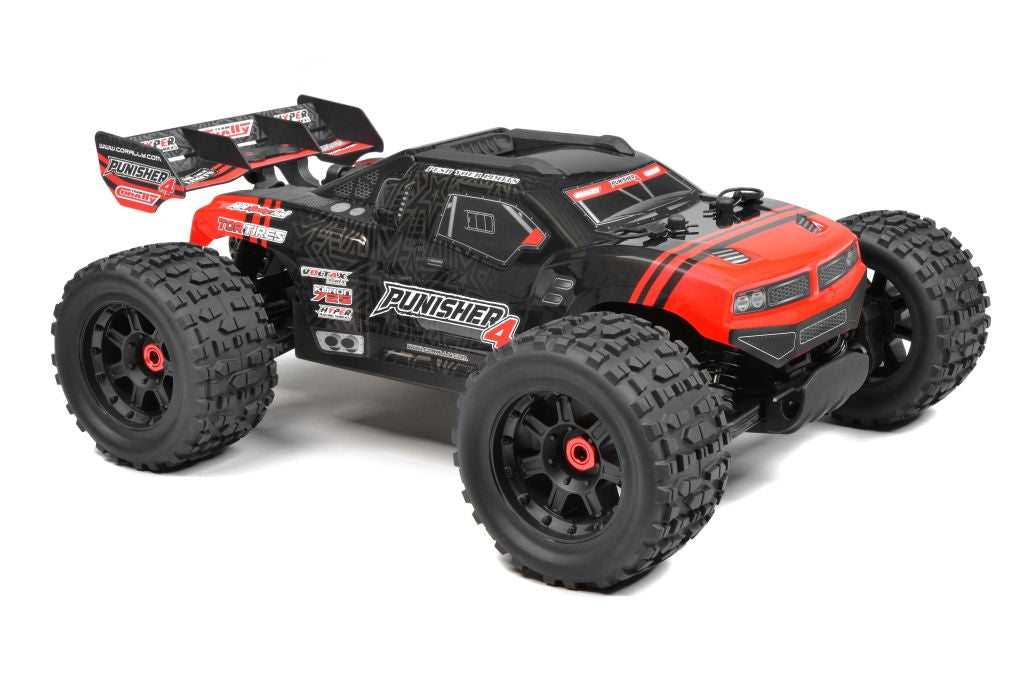 Corally - Punisher 4S Monster Truck RTR Version, Red