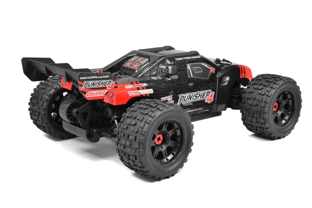 Corally - Punisher 4S Monster Truck RTR Version, Red