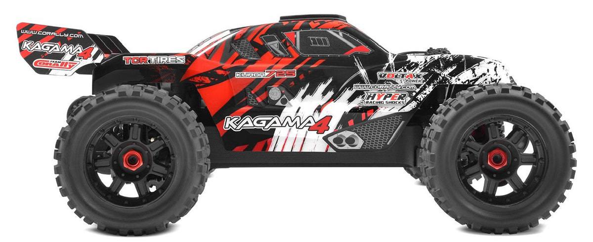 Corally - Kagama 4 XL4S Monster Truck, RTR Version, Red
