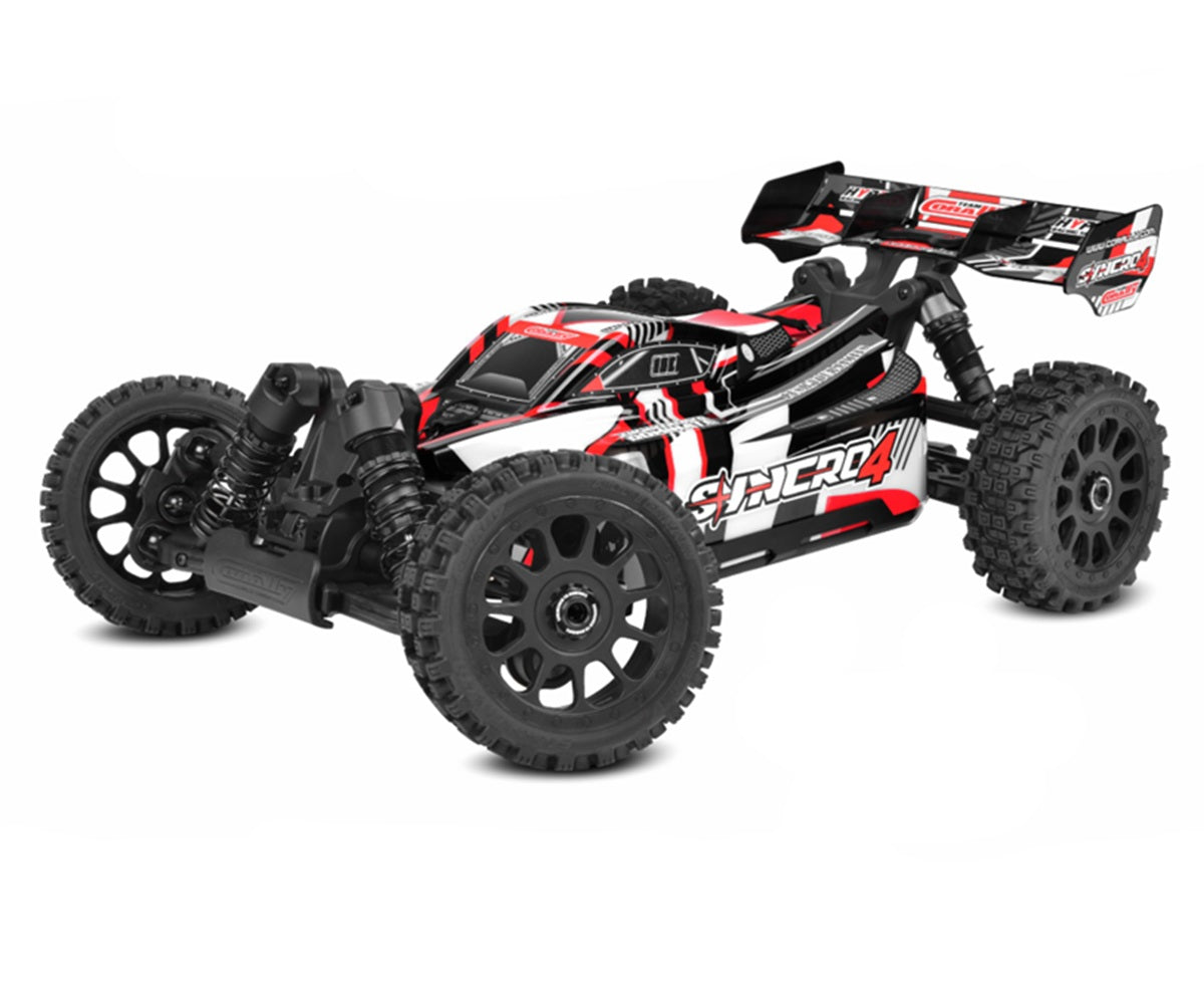 SYNCRO-4 1/8 Off-Road RTR Buggy, Red - Black