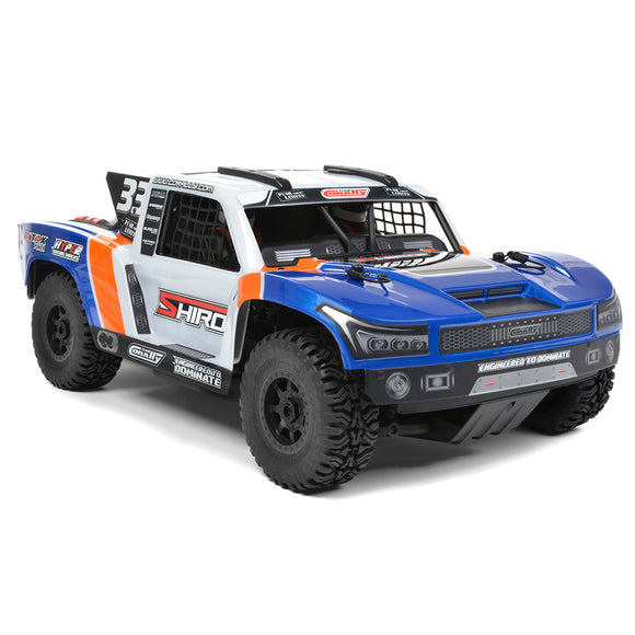 Shiroi XP6 1/8 6S Short Course Truck, Roller Version, Blue