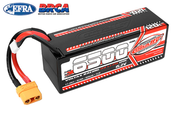 6500mAh 15.2v 4S 120C Voltax Hardcase Lipo Battery with