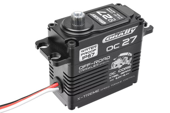 OC-27 HV Digital Servo, 5-8.4V IP-67, Core DC Motor, Steel
