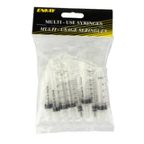 8pc Syringe Assortment, Poly Bag