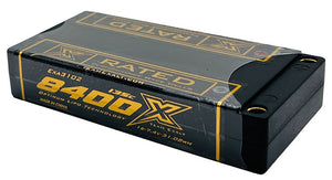 Exalt - 1S 3.7V 8300MAH 135C X-Rated LiPo Battery Series