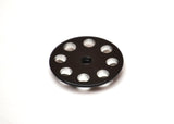 1/8 Gunmetal XL Wing Buttons 22mm (2)