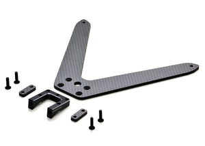 22S Pro Body Mount Set, Alloy and CF for the Rear