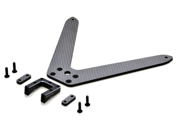 22S Pro Body Mount Set, Alloy and CF for the Rear