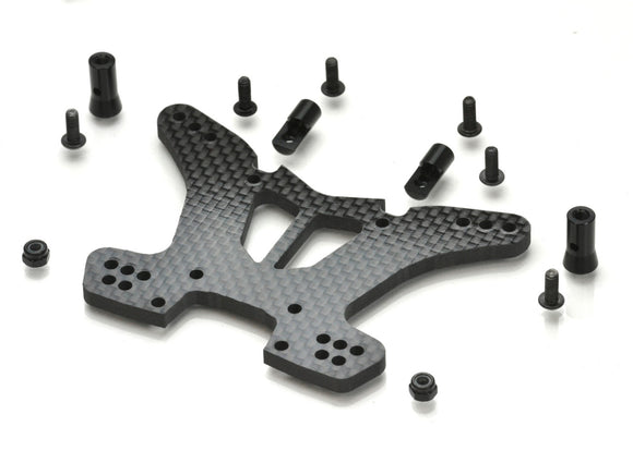 Carbon Fiber Shock Tower, Rear, for 4WD Slash/Rally