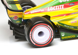 F1 1/10 Disk Wheels, Rear, White, 1 Pair for Use with F1
