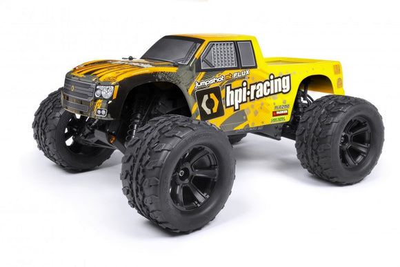 HPI Racing - Jumpshot 1/10 Monster Truck Flux  2WD Grey / Yellow, RTR