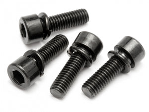 Cap Head Screw M5X16mm/4pcs Fuelie 23 Engine/Spring Washer