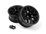 RTR Wheel 26mm Black 6mm Offset, Pair, Sport 3