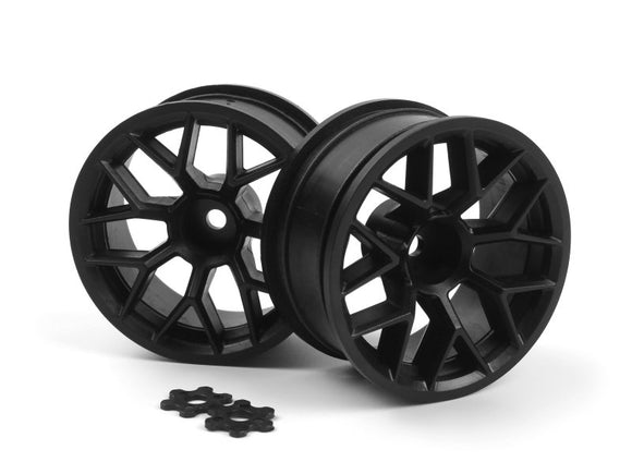 RTR Wheel 26mm Black 6mm Offset, Pair, Sport 3