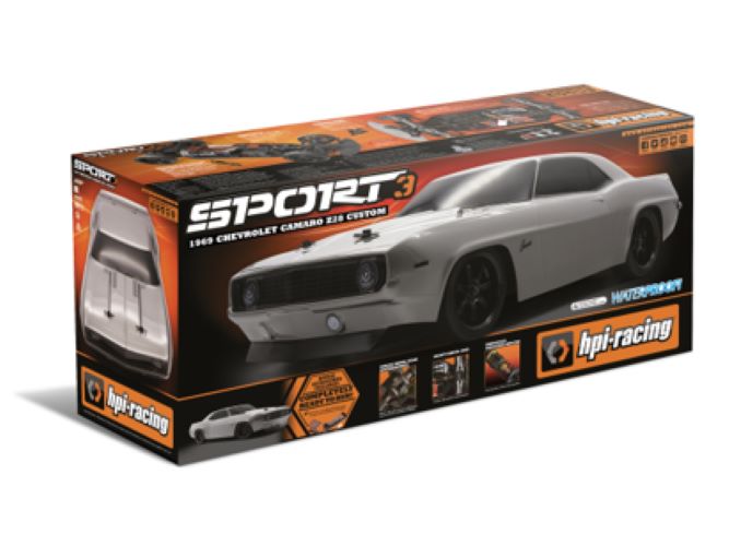 HPI Racing - RS4 Sport 3 1969 Chevrolet Camaro Z28 Custom, RTR, 4WD