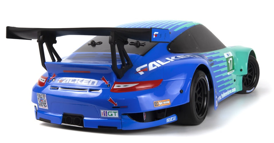HPI Racing - 1/10 Electric Porsche 911 GT3 RSR Falken - Flux