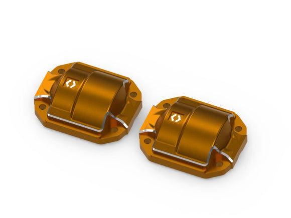 Aluminum Diff Cover (Orange / 2pcs), for Venture18