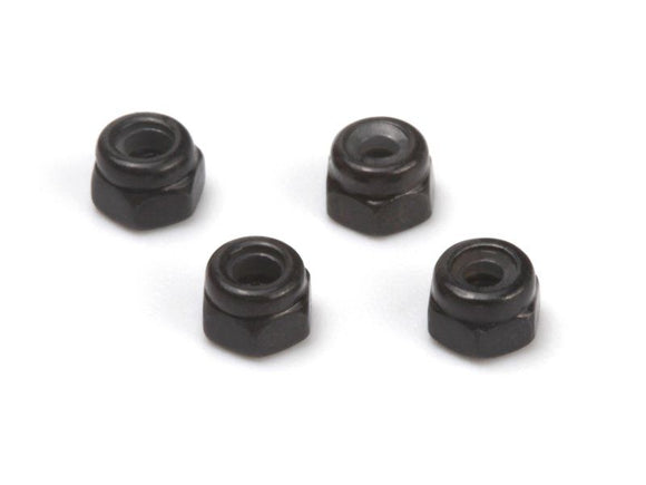 Lock Nut M2 (Black/4pcs)