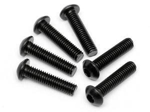 Button Head Screw M6X25mm (Hex Socket/6pcs)