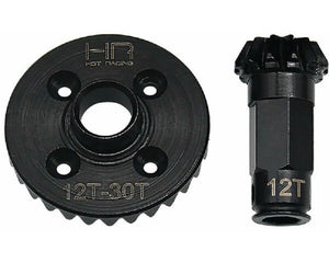 30/12T Steel Helical Diff Ring/Pinion Rear Gear Set
