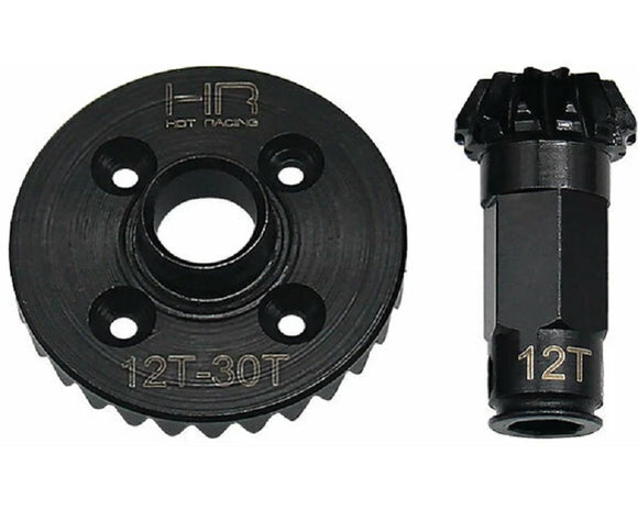 30/12T Steel Helical Diff Ring/Pinion Rear Gear Set