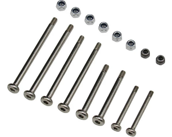 Hardened Chrome Plated Steel Hinge-Pin, for Slash / Rustler