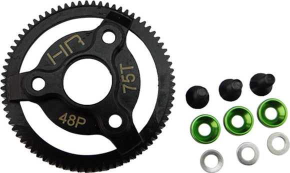 Hardened Steel Spur Gear (75t 48p)(Green) - Traxxas