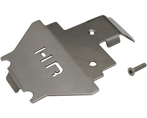 Stainless Steel Center Belly Pan Armor Skid Plate, TRX4