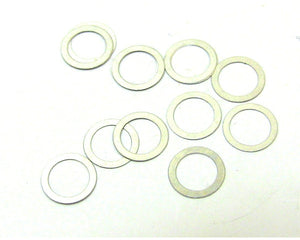 Steel Shims, 5x6.4x0.1mm, (10pcs)