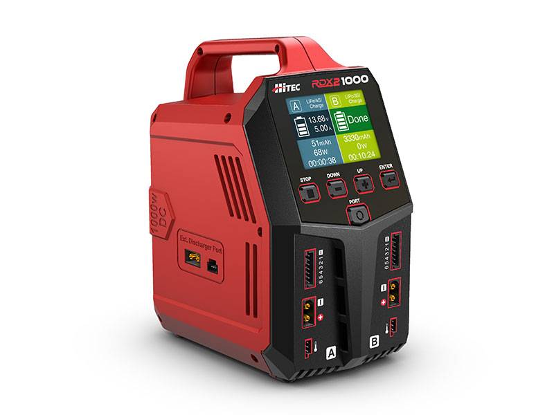 Hitec - RDX2 1000 AC/DC Dual Port Charger/Discharger/Power Sup