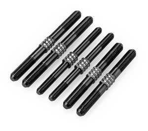 Fin Titanium Turnbuckle Kit, Stealth Black, 6pcs, Fits D819