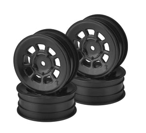 9 Shot 2.2" Front Wheel, Black Fits B7, B6.4, YZ2, XB2, LD3,