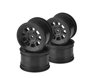 9 Shot 2.2" Rear Wheel, Black, Fits B7, B6.4, B74.2, YZ2, YZ4