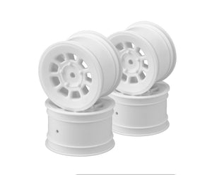 9 Shot 2.2" Rear Wheel, White, Fits B7, B6.4, B74.2, YZ2, YZ4