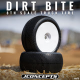 Dirt Bite Tires, Blue Compound Fits 1/8th truck wheel